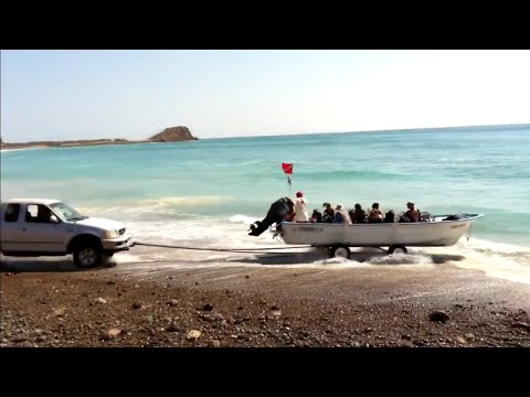 You've never seen a boat launch like this into Ocean Waves!