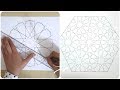 Pattern #14 details - How to draw an Islamic geometric pattern | زخارف اسلامية هندسية