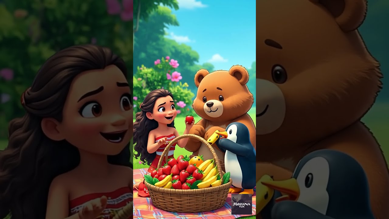 5 Healthy Habits For Kids Sing Along With Tux Moana Disney Cartoon Funny