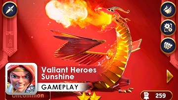 Valiant Heroes Walkthrough (Android) Sunshine dragon gameplay