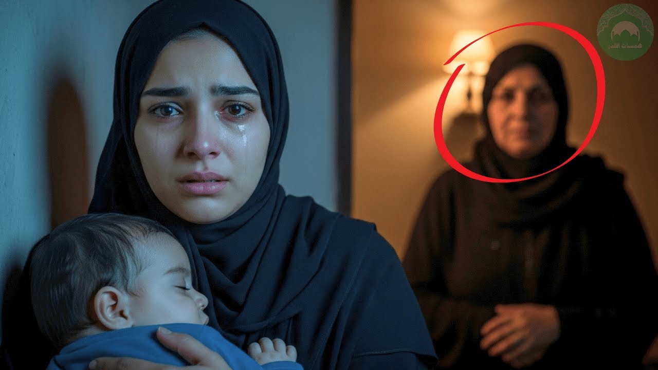 في منتصف الليل استيقظت لإرضاع طفلي، لكن ما سمعته من حماتي جعلني أهرب من المنزل تلك الليلة