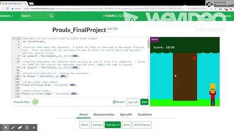 CSC 106 Final Project Execution Video