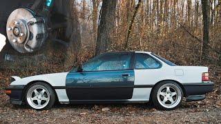 Replacing Brake Pads And Rotors On The 3rd Gen Honda Prelude by Connor Lee 1,269 views 5 months ago 11 minutes, 33 seconds