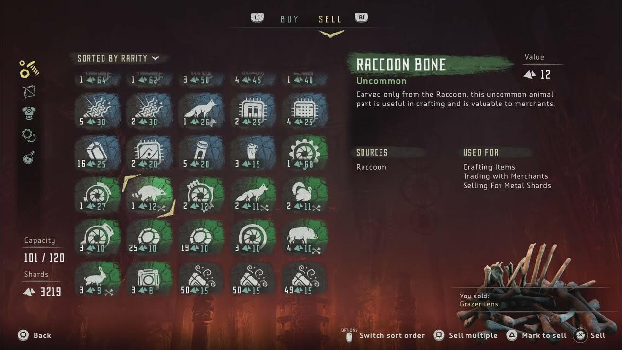 Horizon Zero Dawn Complete Edition Selling Lenses Etc YouTube