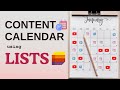 The ultimate content calendar  create using microsoft lists  efficiency365