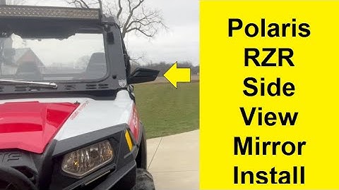 Polaris RZR Rear View Mirror Install