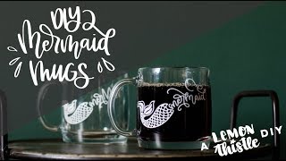 Is vinyl washable? Mermaid & Merman DIY Mugs