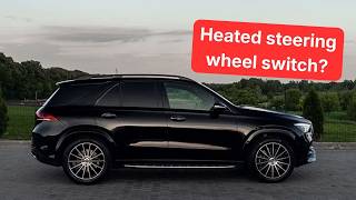 2020-2026 Mercedes GLE: How to turn on heated steering wheel?