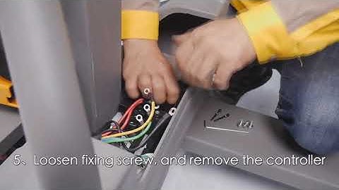 Apollolift Tutorial 4 Replace the controller of Lithium Battery Powered Pallet Truck(Except A-1017)