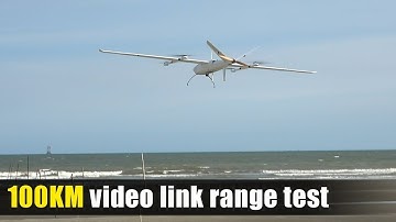 YANGDA VTOL Drone 100km Data Link Test