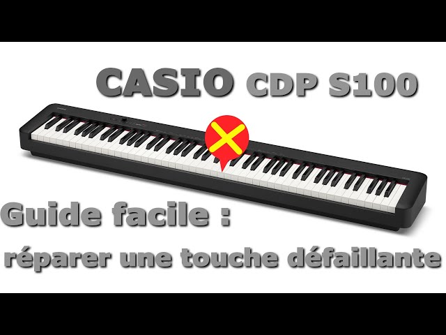 réparation touche CASIO CDP - S100 - YouTube