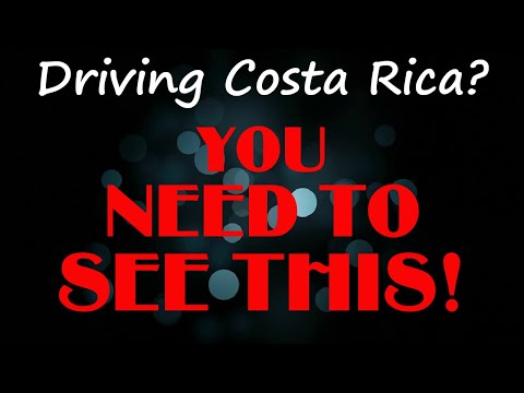 Conducir en Costa Rica Señales de tránsito que DEBES conocer DEBES VER No te saltes esto
