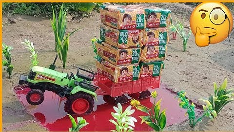 Diy Tractor Stuck In Mud With Parle G Mini Science Project Part-3 || @MiniCreatorYt || Cs Toy