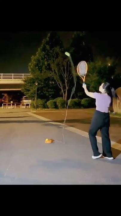 Improve your tennis serve and swing at home( # 802 )  ▶️ Tennis Self Training Tool