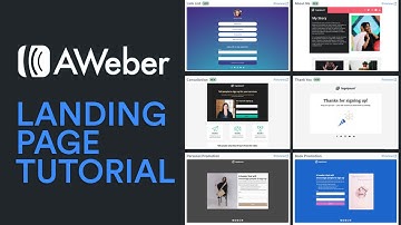 Aweber Landing Page Tutorial 2024 | How To Create A Landing Page