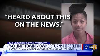 No Limit Towing owner turns herself in to Richmond Police