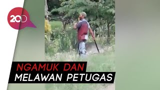 Detik-detik Suami Bunuh Istri Dilumpuhkan Polisi!