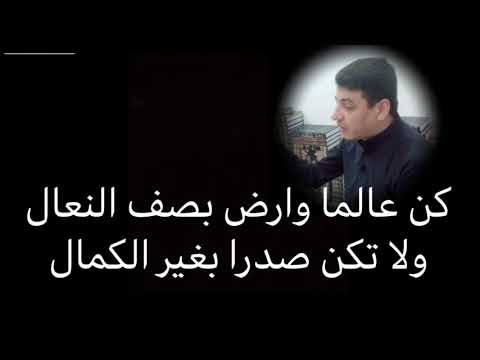 الشيخ هاني محمود الربيعي كن عالما وارض بصف النعال ولاتكن صدرا بغير الكمال