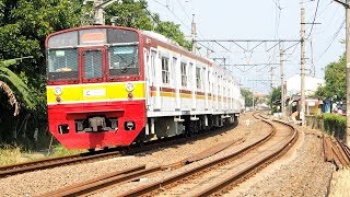 2018/05/13 【ジャカルタ】 東京メトロ 6000系 6111F & JR東日本 203系 マト69編成 チレブット～ボジョンゲデ 【千代田線 & 常磐線】