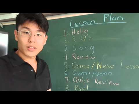 Typical English Lesson ALT Elementary School in Secondary Schoolan