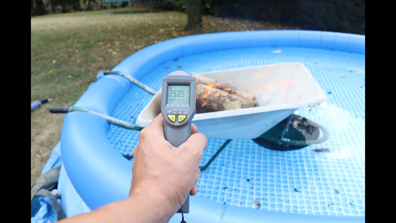 Chauffer sa piscine intex gratuitement a 40° en 1 Heure 