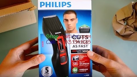 Tông Đơ Cắt Tóc Philips HC3418 Bảo Hành Toàn Cầu 2 Năm