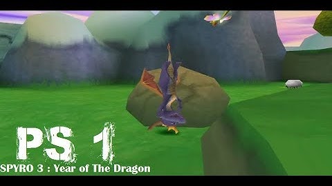 PS1 - SPYRO 3 - Year of the Dragon Walkthrough - Sunrise Spring Home 100% # Part 1