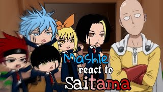 Mashle React to Saitama || One-Punch Man || TikTok || Gacha React