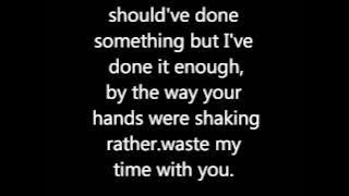 The Used Blue And Yellow (lyrics)