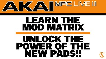 Akai MPC 3 Live: de pads en de modmatrix programmeren