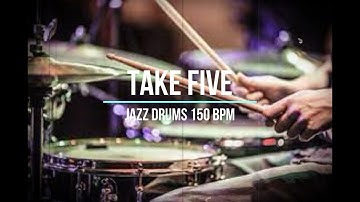 Take Five Jazz Drum Basic Beat 5/4 - 150 BPM Practice Tool With Click