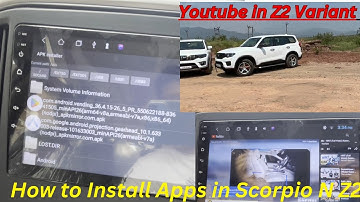 Insall Apps in Scorpio N Z2 | wireless video play | Step by step complete details