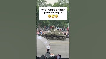 Thumbnail of Trump's birthday parade is EMPTY 🤣