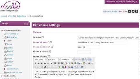 Moving your course in Moodle 2