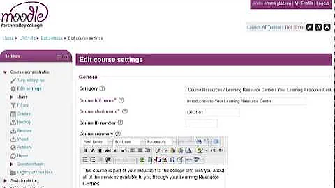 Moving your course in Moodle 2