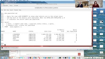 Database In-Memory Pushing Down into Scans