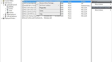 Windows 8.0 Professional - Remove Printer Drivers