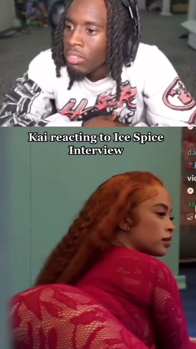 Kai Cenat Reacts To Ice Spice Interview #kaicenat #icespice