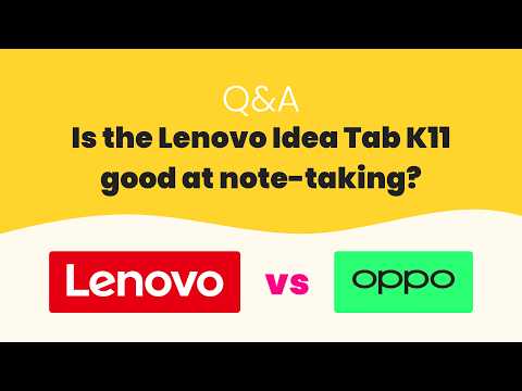 Is the Lenovo Idea Tab K11 Good at Note-Taking? | Viewer Q&A