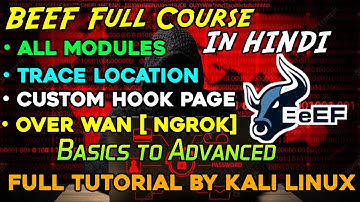 BeEF (Browser Exploitation Framework) Full Course in Hindi | Take control over browsers easily
