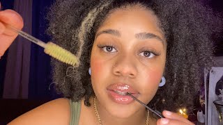 ASMR- DOING YOUR EYEBROWS 😴✨(Spoolie Nibbling, Personal Attention, Mouth Sounds, Inaudible...)💓