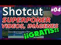 SHOTCUT: SUPERPONER VIDEOS, IMÁGENES, LOGOS. Cómo poner un video arriba de otro. Tutorial 04