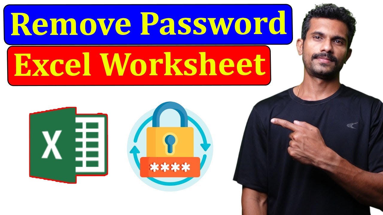 Remove Password from Excel Worksheet YouTube