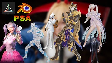 Prisma 3D pubg mobile emote 3d model Animation emote Download Part-2