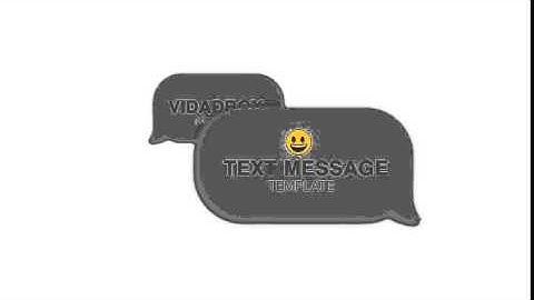 Text Messages After Effects Template
