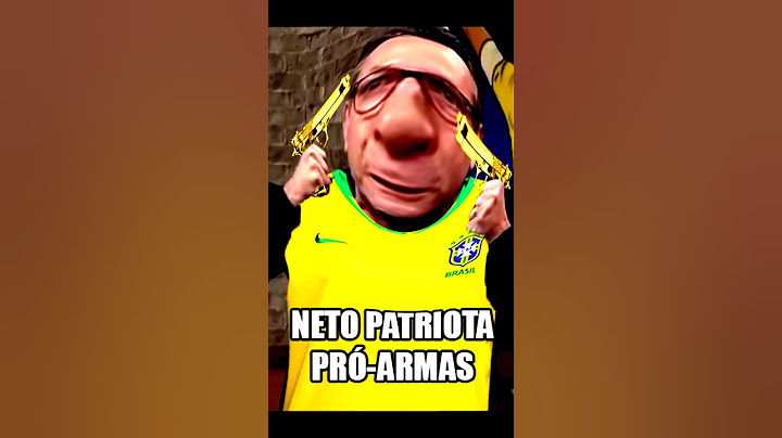 NETO FULL PISTOLA APÓS DERROTA DO CORINTHIANS