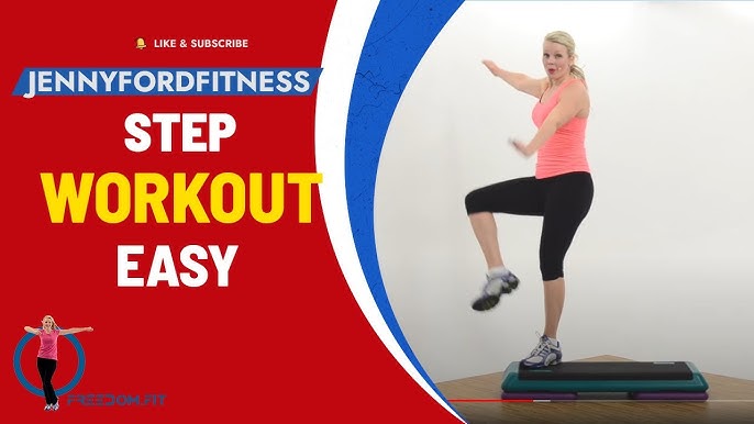 Beginner Step Aerobics, Quick Cardio Workout, Home Fitness, Learn to Step  Training