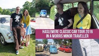 Haslemere Classic Car tour/rally 2016 in a 1969 Morris Minor Traveller