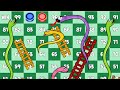 Ludo snake and ladder | Ludo 6 snake and ladder | ludo snake and ladder 2 players | सांप सीढ़ी