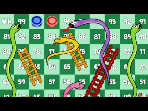 Ludo snake and ladder | Ludo 6 snake and ladder | ludo snake and ladder 2 players | सांप सीढ़ी